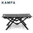 Kampa SnapSteel Large Table with sturdy steel frame and spacious tabletop, ideal for outdoor dining and gatherings