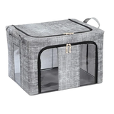 Quest Leisure collapsible storage box for organization, showing a lightweight, foldable storage container in neutral color.