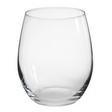 Premium PLS stemless glass 500ml, clear and sleek, showcasing a modern design ideal for wine or beverages.
