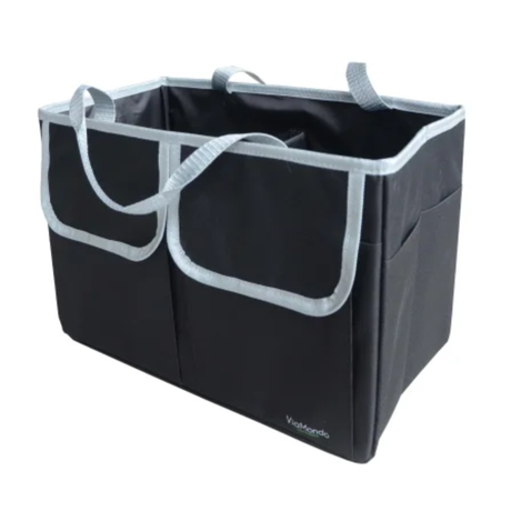 ViaMondo Storage Box Fold organizer in 53x39x25 cm, fabric storage container with handles for easy organization and storage.