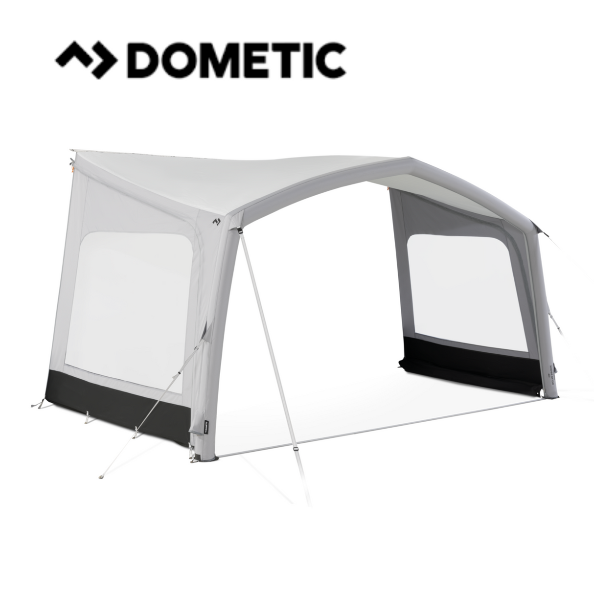 Dometic Sunshine Tour air canopy front and side panels, showcasing a durable design for outdoor protection.