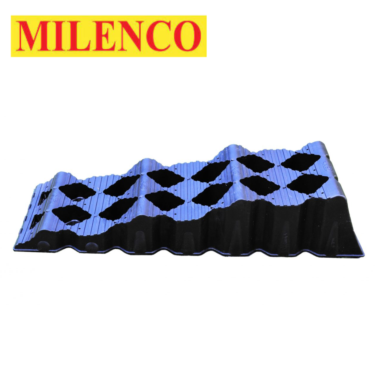 Milenco Midi T2 levellers twin pack showing two sturdy, adjustable levelling blocks for caravans and motorhomes.