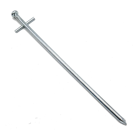 Tarzan 23cm rock climbing peg by Pegs, shown individually, with textured surface for secure anchoring in climbing routes.