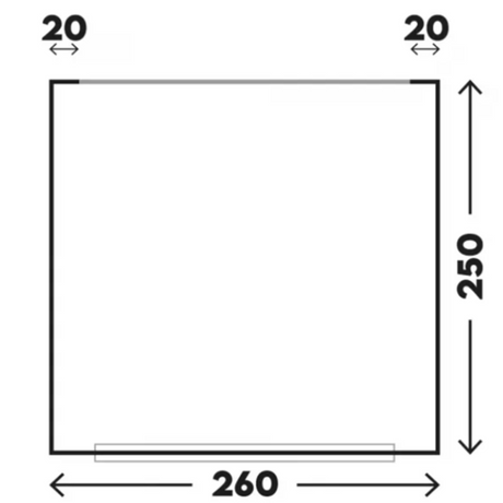 Telta Pure Air 260 Porch Awning showcasing a spacious, stylish design suitable for outdoor relaxation.