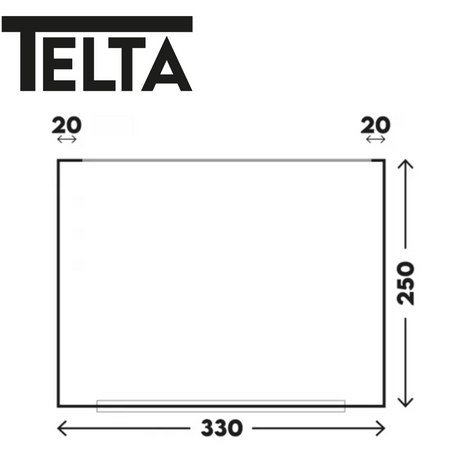 Telta Pure 330 air porch awning set up, showcasing its spacious design and durable fabric in an outdoor setting.