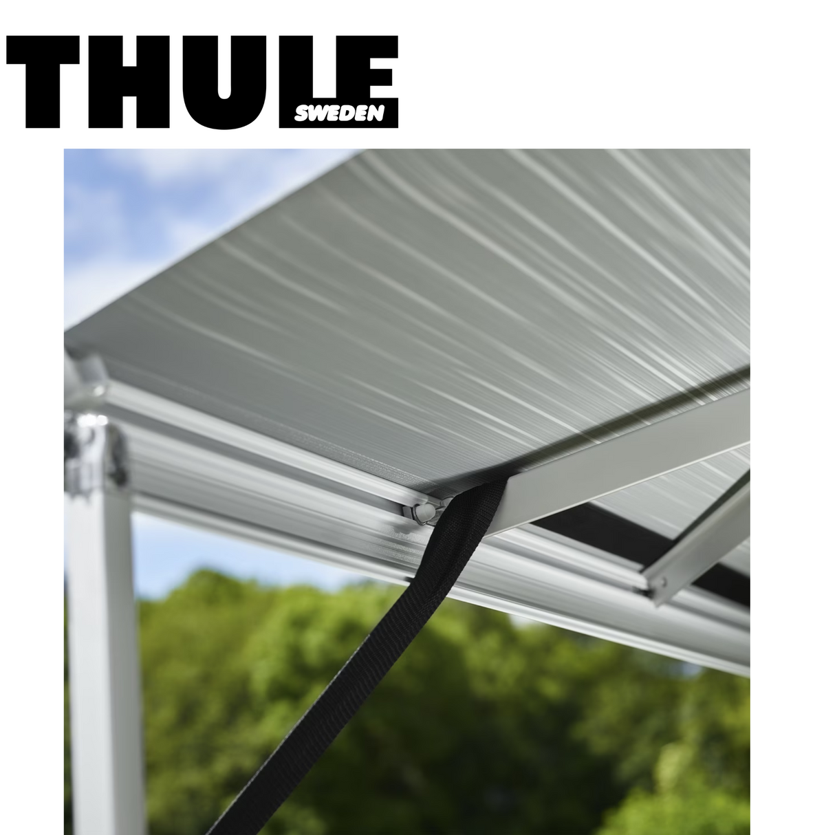 Thule Hold Down Kit 307906 featuring straps and anchors for securing gear during transport.