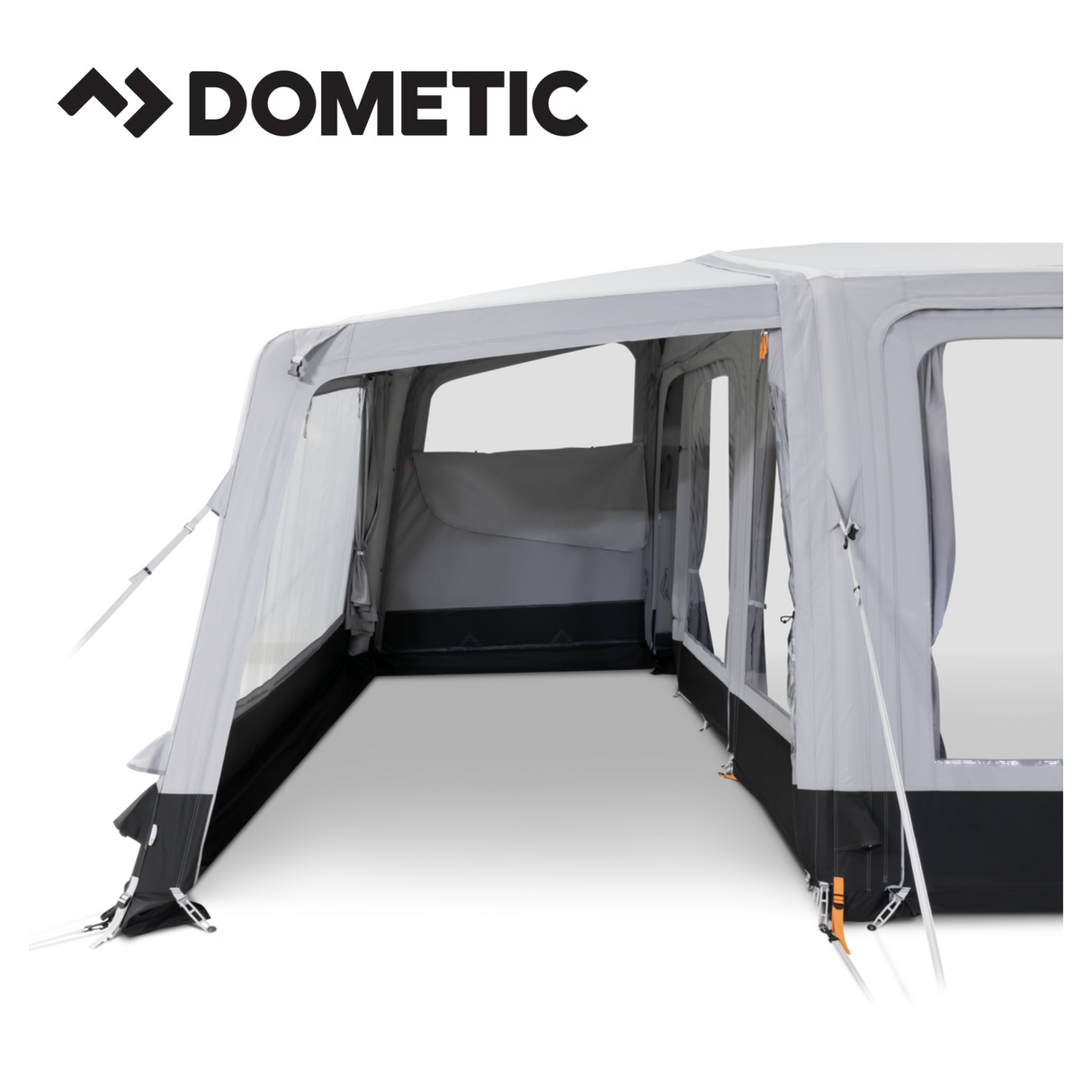 Dometic Grande Tour Air Extension awning extension, featuring a spacious design for outdoor shade and relaxation.