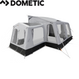Dometic Tour Air Conservatory with transparent glass panels and metal frame, designed for greenhouse or conservatory use.