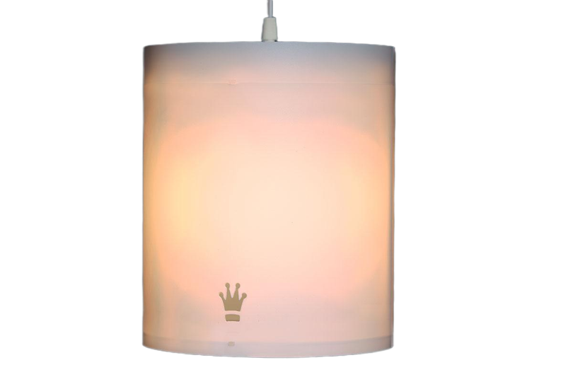 Isabella Travelight Lamp Shade with soft fabric cover, designed for portable travel lamps, displayed on a white background.