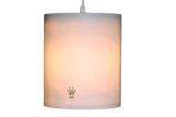 Isabella Travelight Lamp Shade with soft fabric cover, designed for portable travel lamps, displayed on a white background.