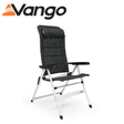 Vango Tuscany aluminium chair with a sleek metal frame and fabric seat for outdoor or patio use.