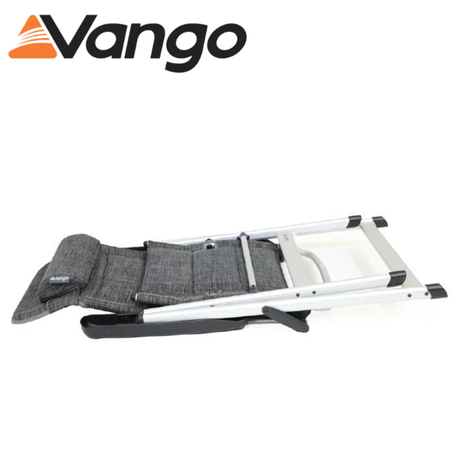 Vango Tuscany aluminium chair with a sleek metal frame and fabric seat, ideal for outdoor patio or garden seating.