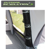 Outdoor Revolution Oxygen Tube Pockets for awning, showcasing durable fabric and convenient storage design.