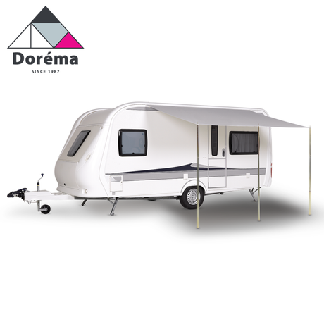 Dorema Uni Sun Canopy in sizes 240cm and 300cm, showcasing a durable outdoor sunshade design.
