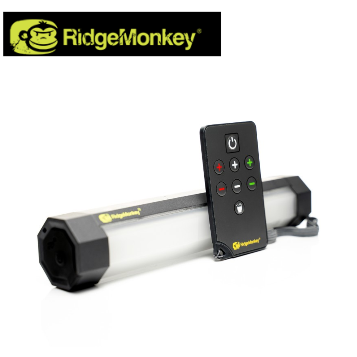 RidgeMonkey Vault Lite IR180 LED camping light with adjustable brightness and compact design, ideal for outdoor illumination.