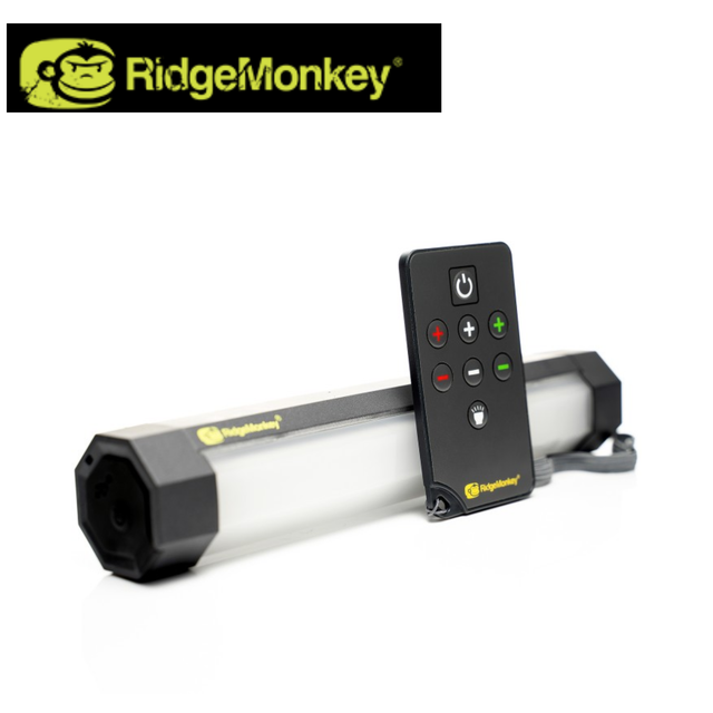 RidgeMonkey Vault Lite IR180 LED camping light with adjustable brightness and compact design, ideal for outdoor illumination.