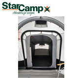 Dorema StarCamp Voyager Annexe with inner tent, showcasing spacious design and durable fabric for camping.