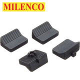 Milenco Aero Mirror Replacement Pads in a close-up view, showcasing their design and texture for secure mirror attachment.