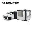 Dometic Hub Connect Tunnel accessory for Dometic Hub modular system, shown connected to VW Connect interface.