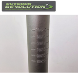 Aluminium Outdoor Revolution nose weight gauge with plastic feet, designed for accurate towing weight measurement.