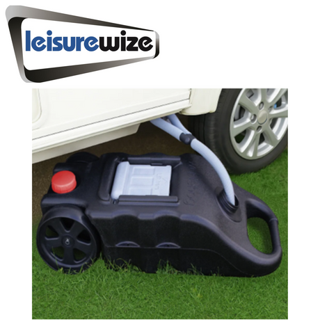 Leisurewize 46Ltr Wastehog in a durable design, showcasing a large capacity waste container for outdoor use.