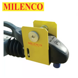 Milenco Super Heavy Duty WS3000 Hitchlock Winterhoff in a close-up view, showcasing its durable design and secure locking mechanism.