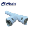 Whale System 12mm Stem Tee Adaptor WU1205 in black, showing the connector and fittings for plumbing applications.
