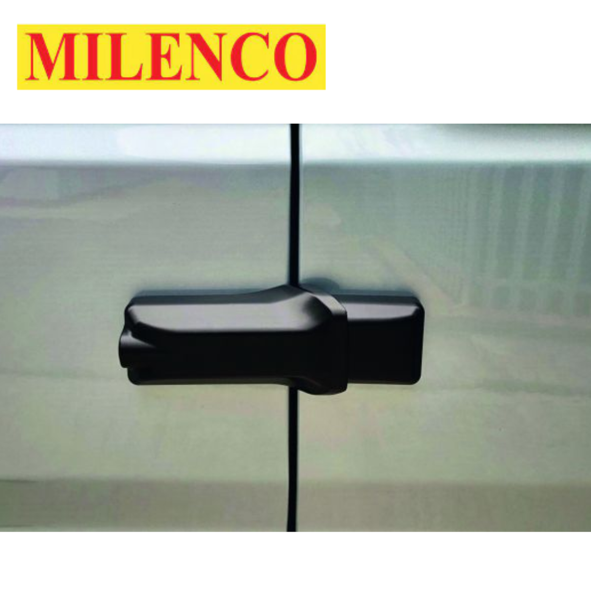 Milenco XLV van door locks in single, twin, or triple pack, showcasing durable design and secure locking mechanism.